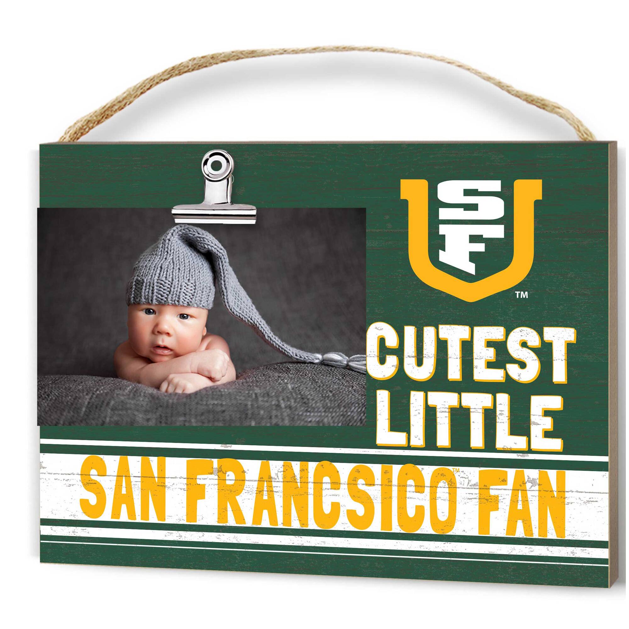 San Francisco Dons 8'' x 10'' Cutest Little Team Logo Clip Photo Frame