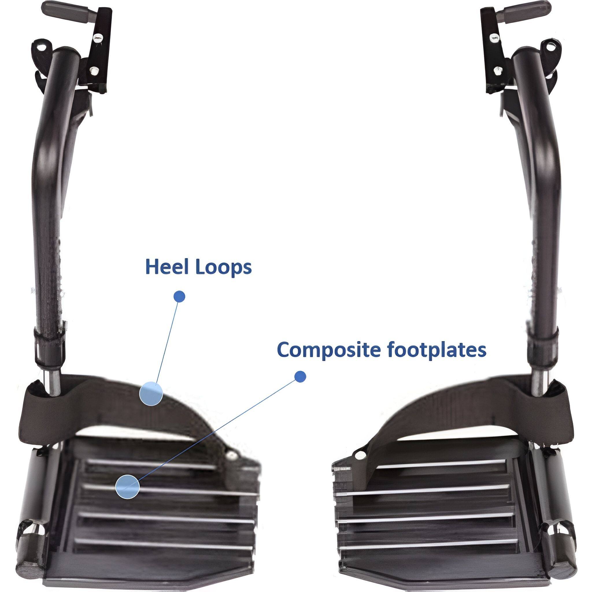 Heel Loops  
Composite footplates