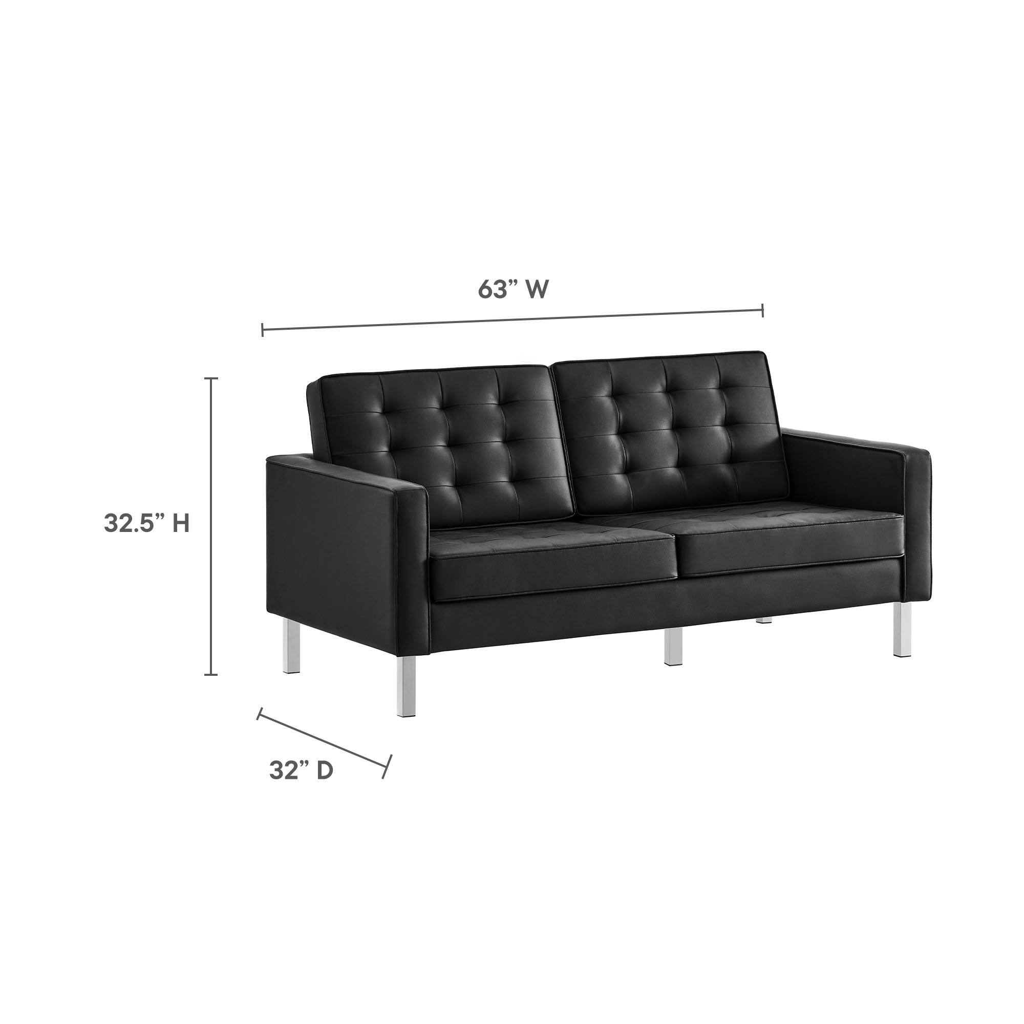 63" W x 32.5" H x 32" D