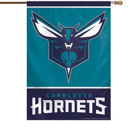 WinCraft - Charlotte Hornets 28" x 40" Primary Logo Single-Sided Vertical Banner - Multicolor