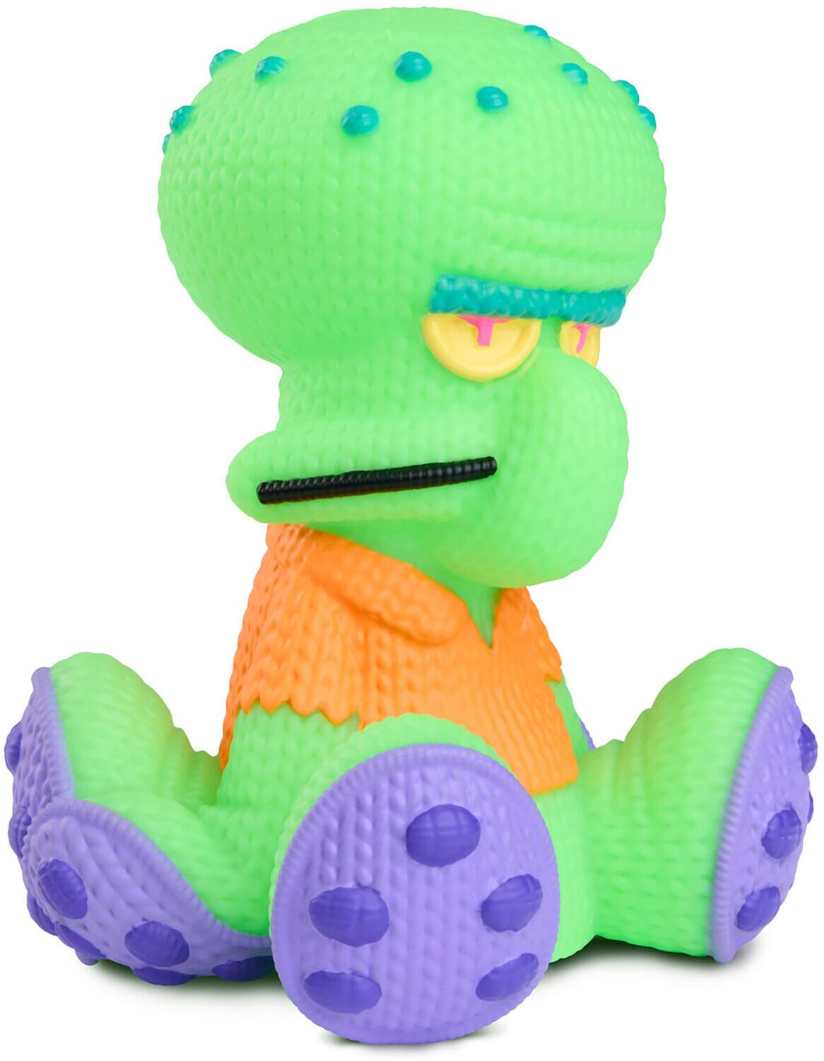 Alt View 2. Handmade by Robots - SpongeBob SquarePants - Squidward Tentacles Blacklight Limited Edition Vinyl Figure   - COLLECTIBLES - Multicolor.