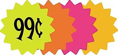 Alt View 1. Cosco - Die Cut Paper Signs, 4" Round, 60/Pack - Assorted Colors.