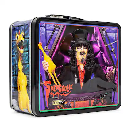 Front. Toynk - Svengoolie Metal Tin Lunch Box | Toynk Exclusive - Black.