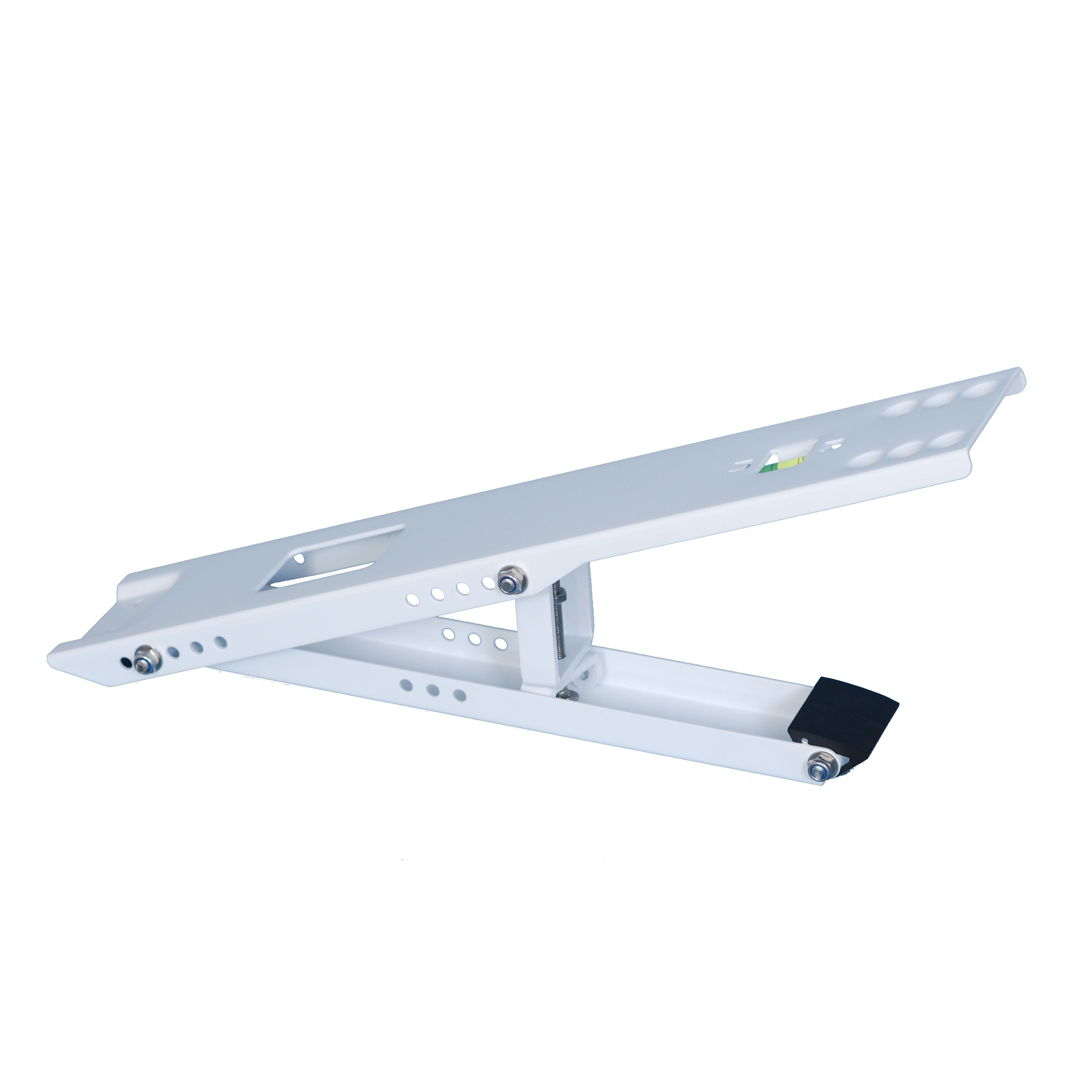 Left. AnyMount - ANYMOUNT Air Conditioner Support Bracket for Outdoor Window AC, AC Window Bracket Supports up to 12,000 BTU & 165 Lbs. - White.