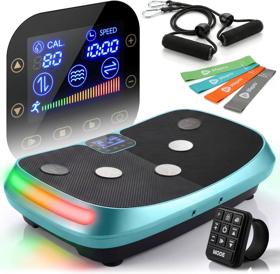 Life Pro LifePro Rumblex 4D Vibration Plate – Triple Motor Whole Body Platform ...