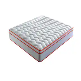 Ecooso - 12 Inch Full Medium Firm Hybrid Mattress, Memory Foam + Pocket Springs, Bed in a Box, CertiPUR-US - Milk White