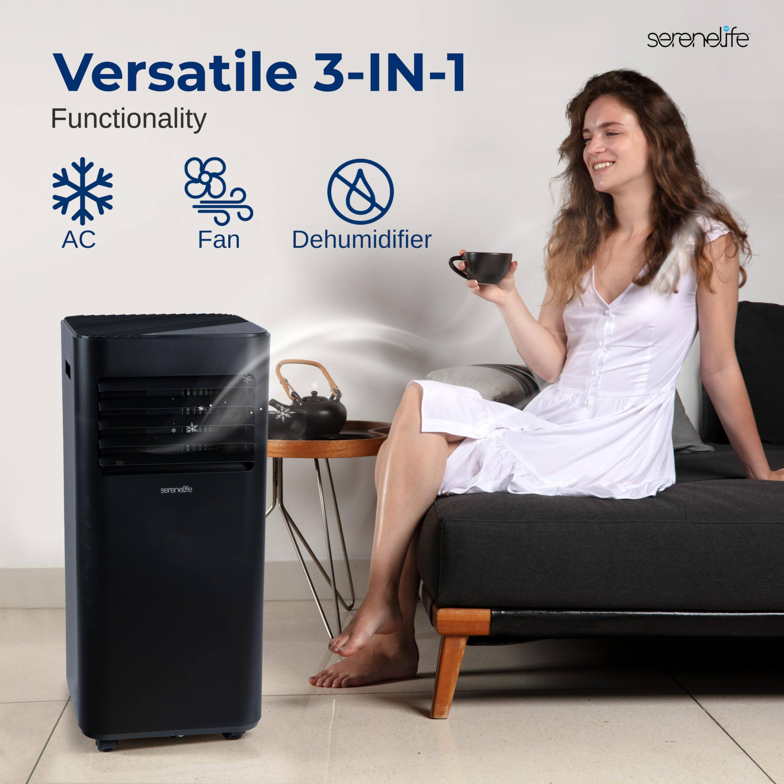 Versatile 3-IN-1 Functionality  
serenelife AC Fan Dehumidifier