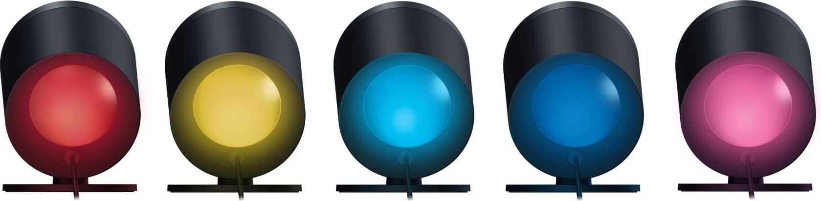 Alt View 22. Razer - Nommo V2 Pro Full-Range 2.1 Bluetooth PC Gaming Speakers with Wireless Subwoofer (4 Piece) - Black.