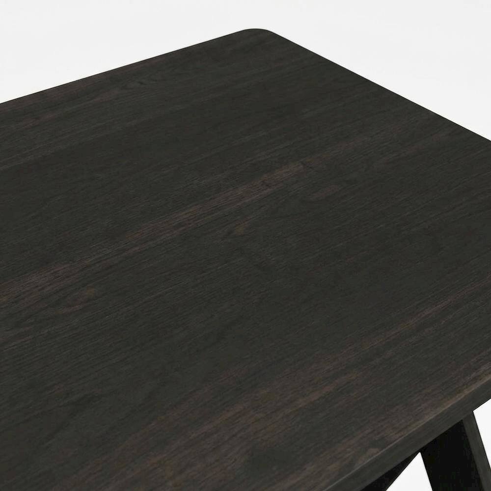 Alt View 1. FurniFact - Black espresso end table with sleek surface and versatile design - Black Espresso.