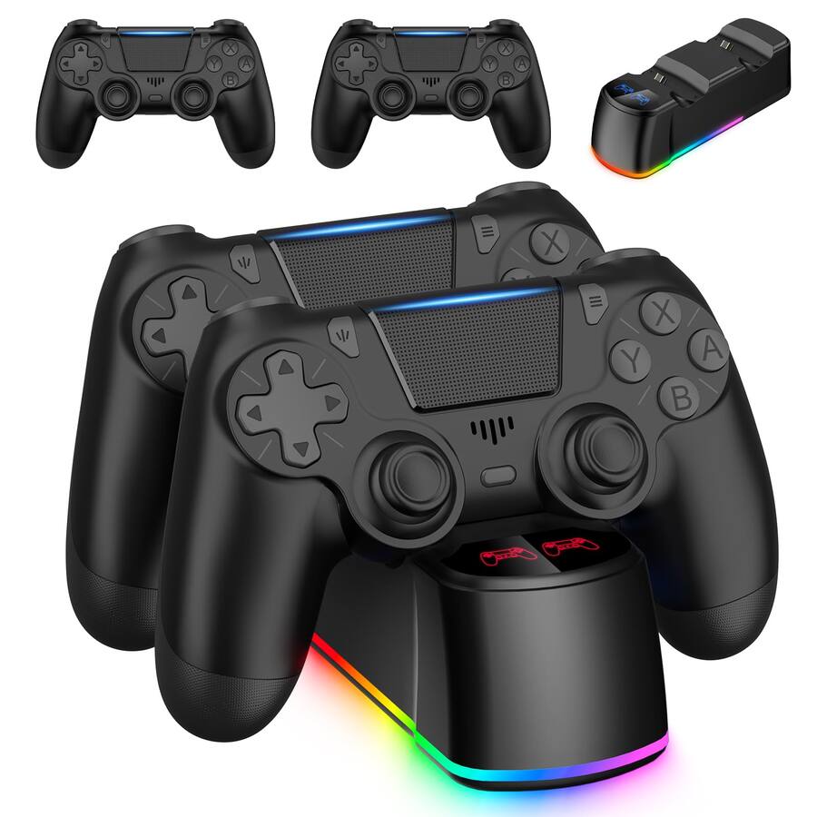 Ps4 Controller Pacage Dazzling Pops controllers with charging dock station for ps4 controller ...