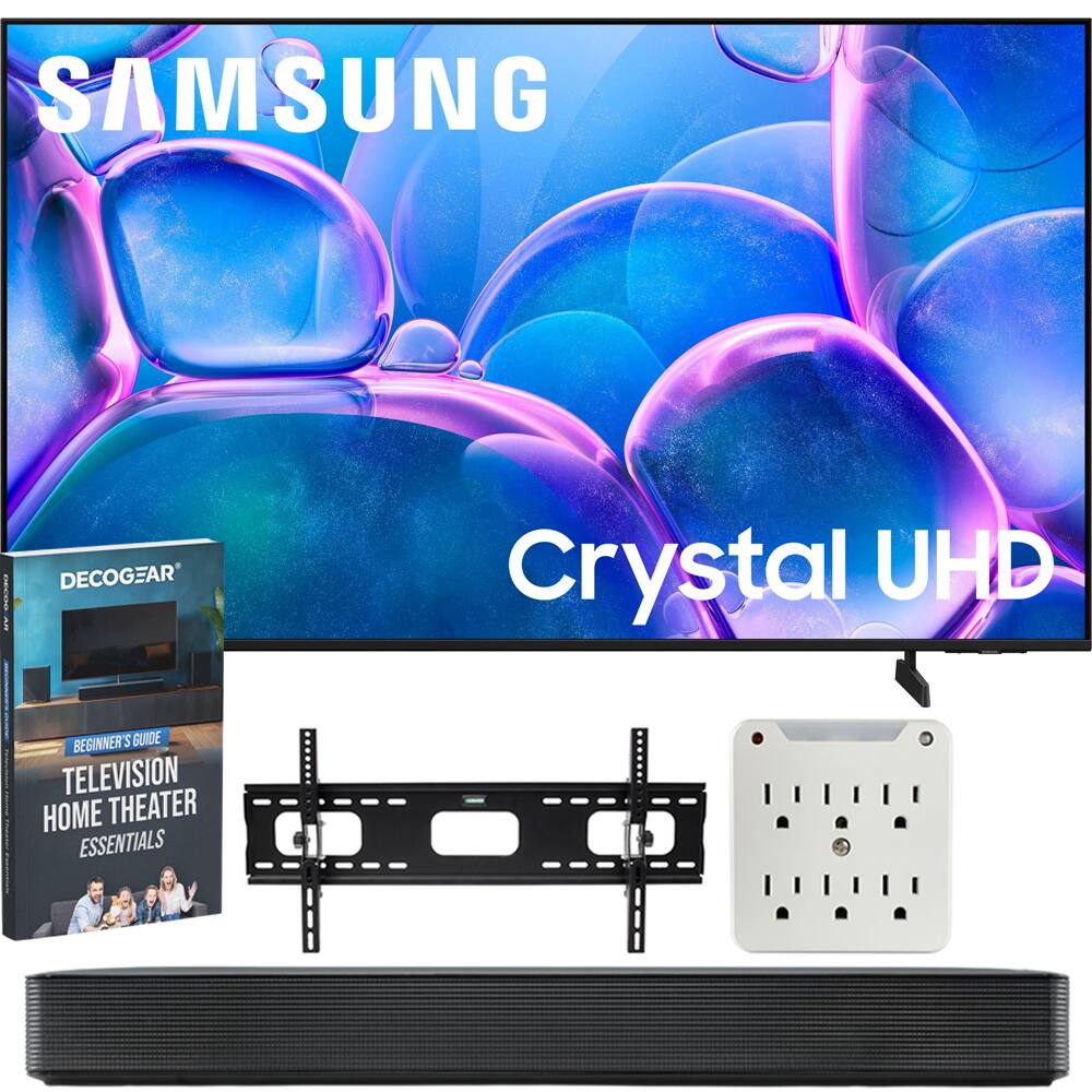 SAMSUNG  
Crystal UHD  

DECOGEAR  
BEGINNER'S GUIDE  
TELEVISION HOME THEATER ESSENTIALS