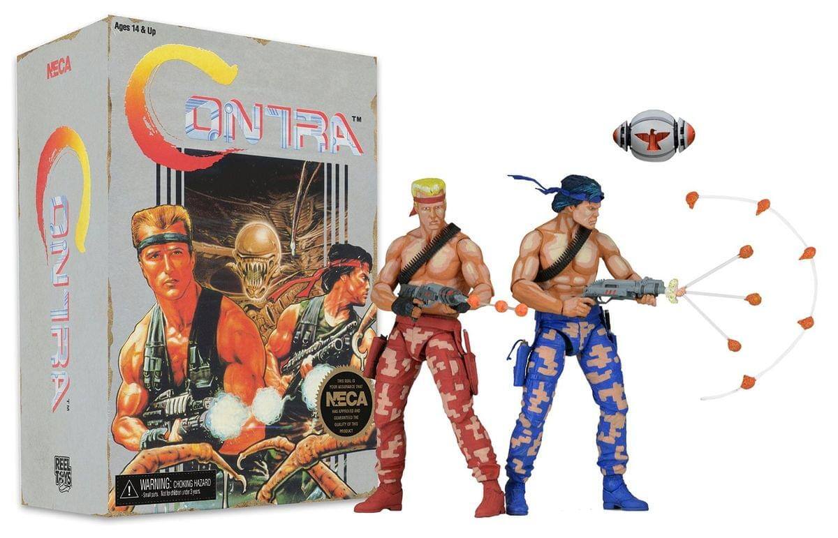 NECA - Contra Bill & Lance Video Game Appearance 7" Action Figure 2-Pack