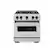 Front. ZLINE - ZLINE Autograph Edition 30" Classic Gas Range w/ 4 Burners & Matte Black Accents (CGRZ-30-MB) - Stainless Steel.