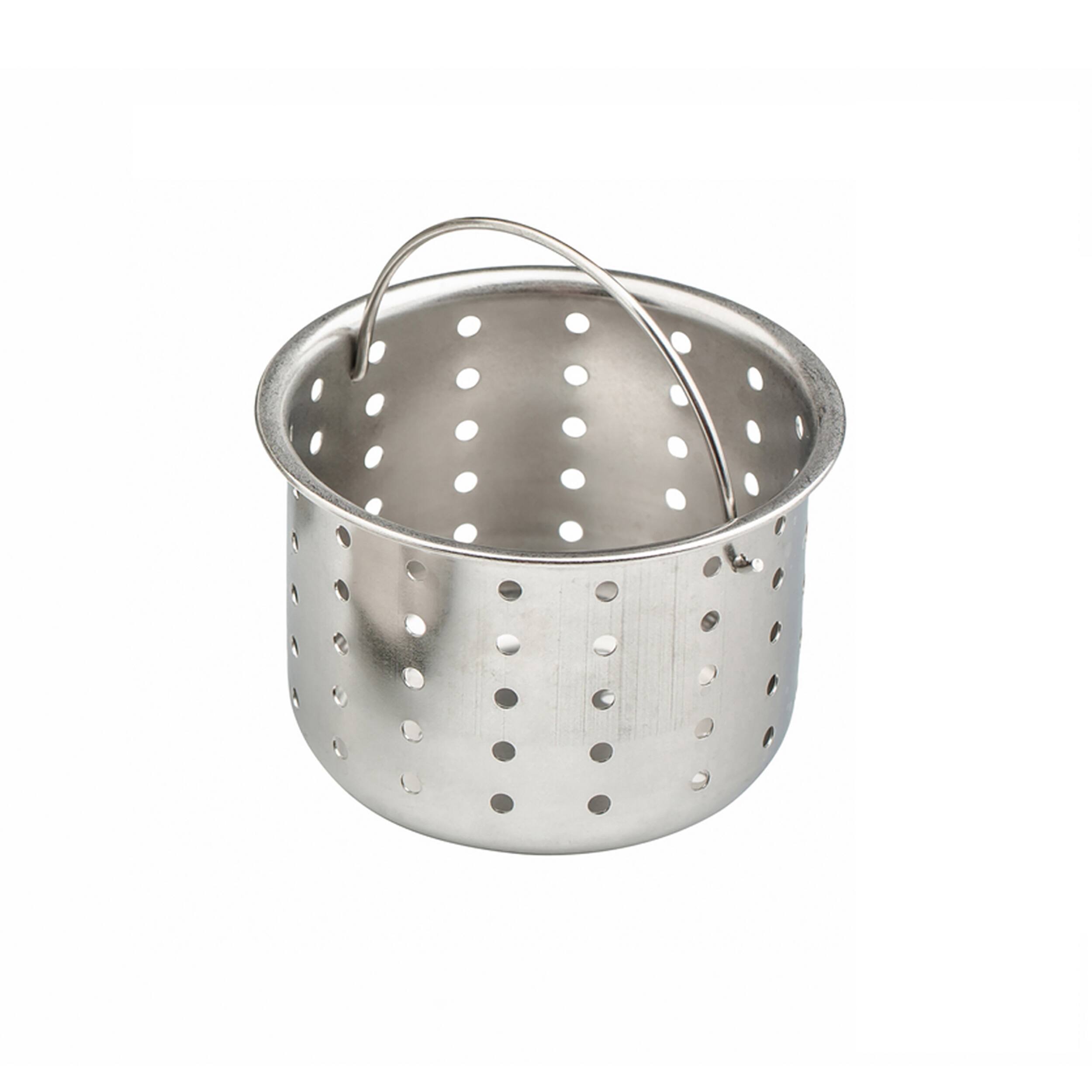 Left. Empava - 3-1/2 in. - 4 in. Heavy-Duty Kitchen Sink Drain Assembly with Basket Strainer and Cover - Stainless Steel.