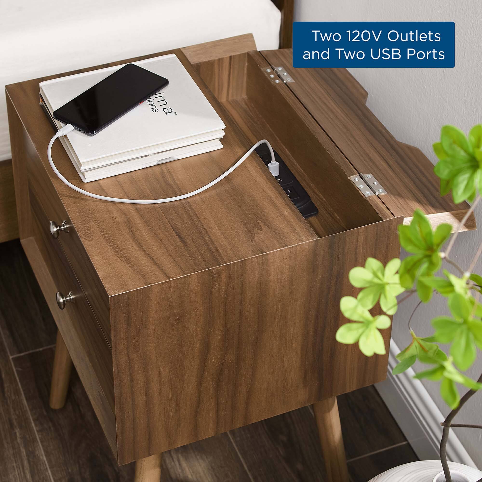 Two 120V Outlets and Two USB Ports