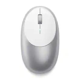 Satechi - M1 Wireless Mouse with Rechargeable Type C Port, Bluetooth Mouse for MacBook, Mac Pro, iMac, Mac Mini, iPad, and Windows - Wireless - Silver