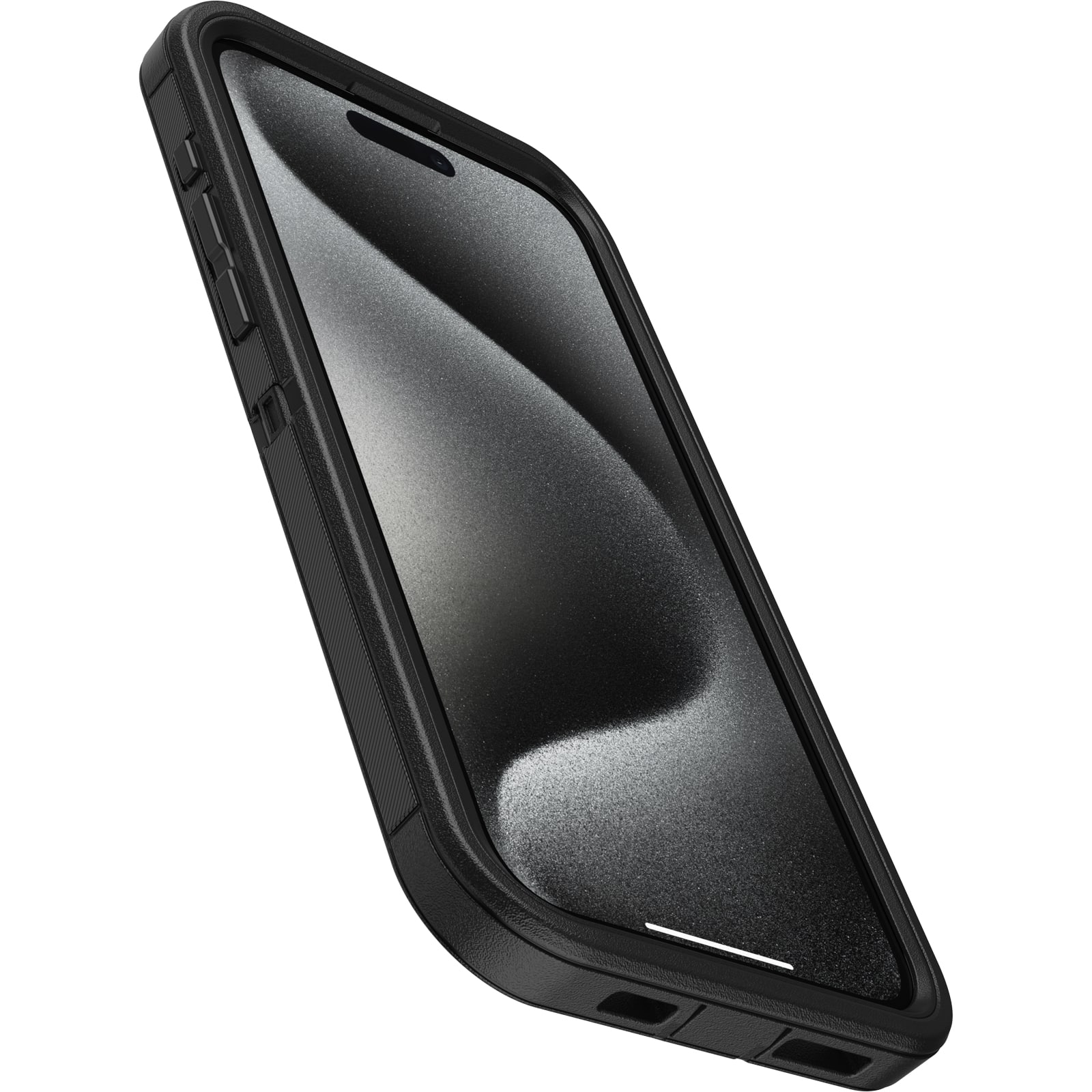 Alt View 1. OtterBox - Defender Series Pro Hard Shell for Apple iPhone 15 Pro Max - Black.