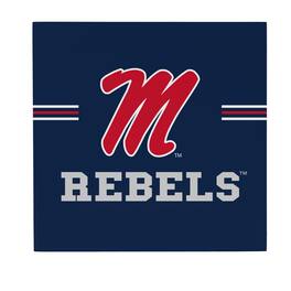 Evergreen Enterprises - Ole Miss Rebels 12" x 12" Wood Wall Sign - Multicolor