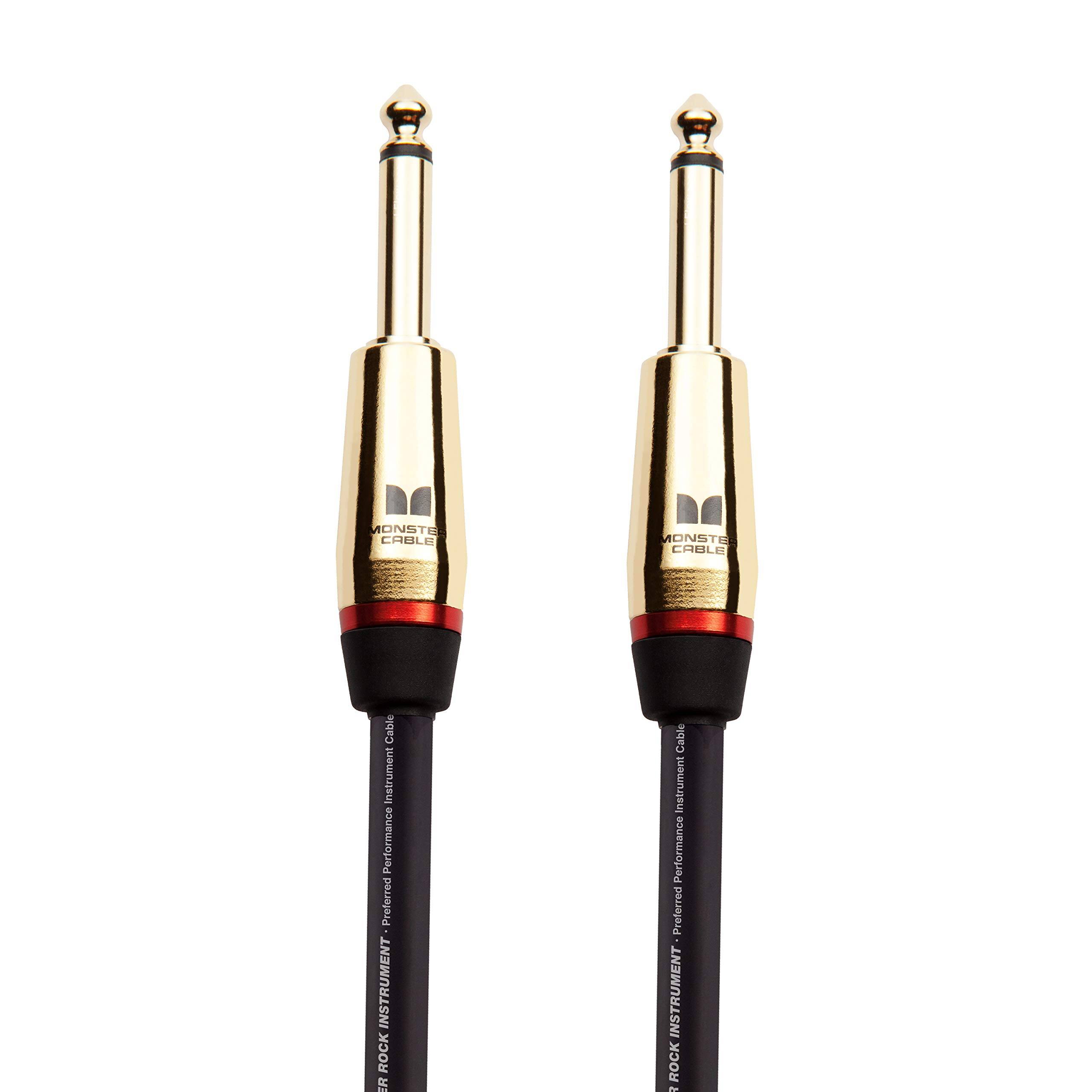 Monster - MROCK2W6 Prolink Rock 6 Ft Instrument Cable - Straight to Straight 1/4" Connectors - Black