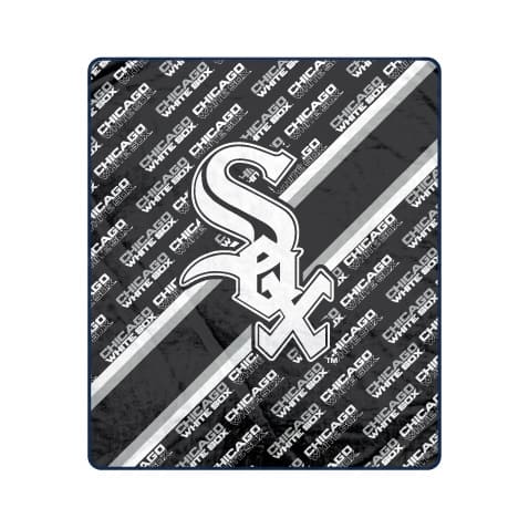 "Pegasus - Chicago White Sox 60"" x 70"" Diagonal Lined Wordmark Ultra Soft Blanket - Multicolor" price history on PriceWatchPro