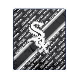 Pegasus - Chicago White Sox 60" x 70" Diagonal Lined Wordmark Ultra Soft Blanket - Multicolor