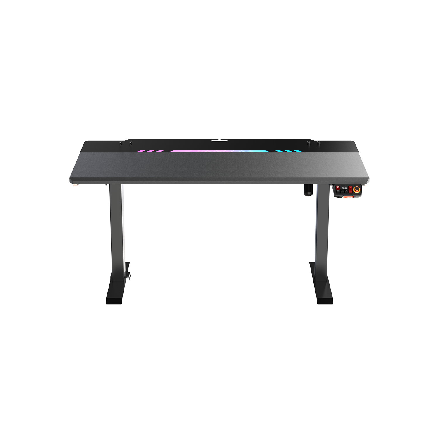 DXRacer - Tidal Series Gaming Desk – Large, RGB Lighting with App Control & Integrated Cable Management - Black
