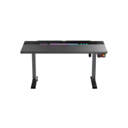 DXRacer - Tidal Series Gaming Desk – Large, RGB Lighting with App Control & Integrated Cable Management - Black