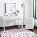 Alt View 18. Linon Home Décor - Rosita Two-Drawer Writing Desk - White.