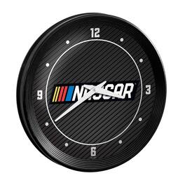 The Fan-Brand - NASCAR 15" Ribbed Frame Wall Clock - Multicolor