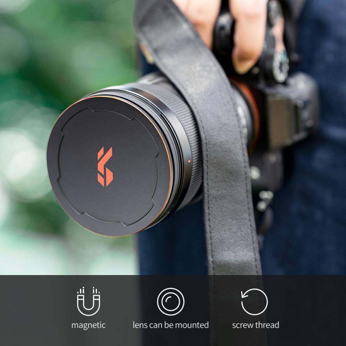 magnetic lens can be mounted screw thread