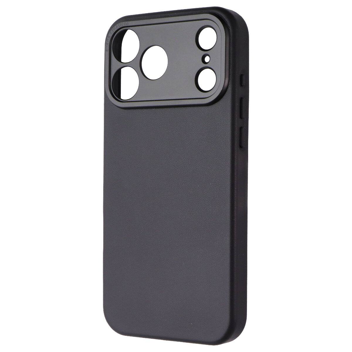 Front. Avana - Avana Creations Case for MagSafe for Apple iPhone 17 Pro Max - Leather Ash - Black.