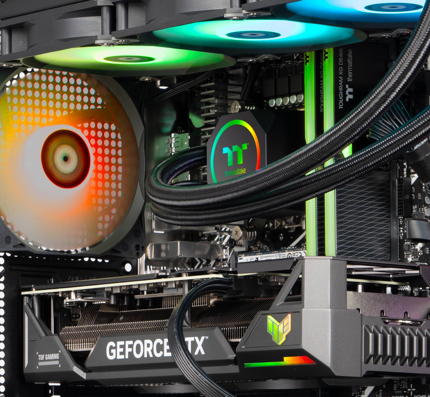 YY JUL a YG IGHRAM TO 1 D5 XG thermaltake TOUGHRAM Tr E 17 thamaitakle a  S TUF GAMING GEFORCE TX I ...d
