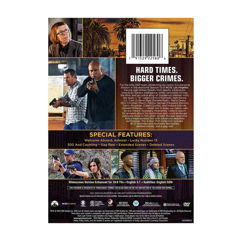Angle. NCIS: Los Angeles: The Thirteenth Season   - DVD.