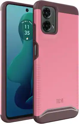 TUDIA - Merge Motorola Moto G 5G 2024 Case Dual Layer Phone Cover - Smokey Pink