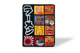 Toynk - Ramen Noodle Lover Throw Blanket | 45 x 60 Inch Soft Fleece Blanket - Black