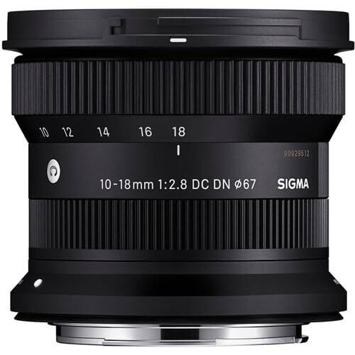 Sigma 10 18mm F2.8 DC DN Contemporary Canon RF Black 207972-SIGMA