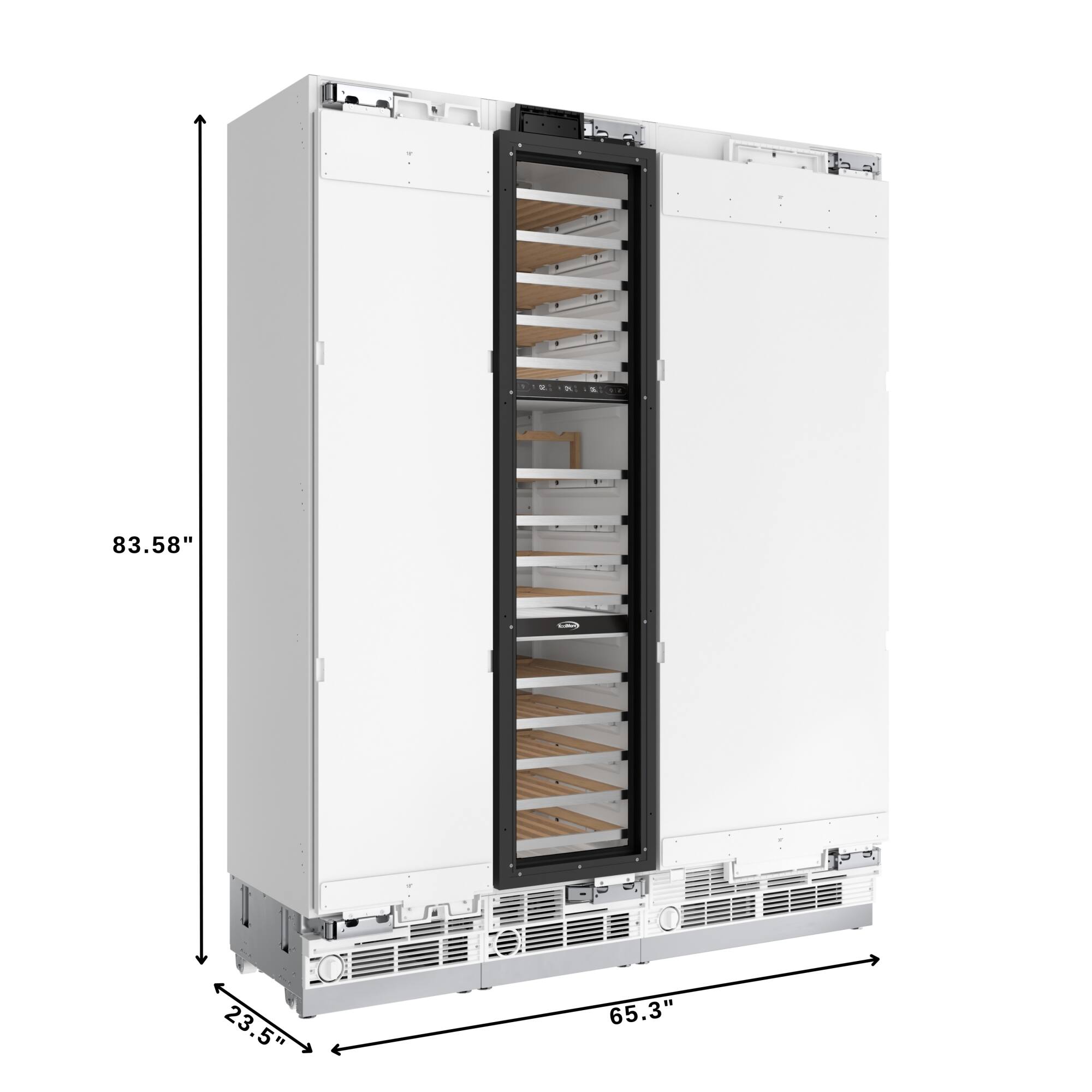 83.58"  
23.5"  
65.3"