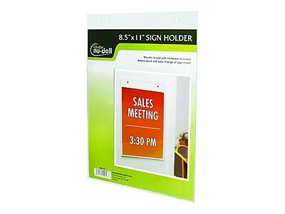 8.5" x 11" SIGN HOLDER

nu-dell

SALES MEETING
3:30 PM