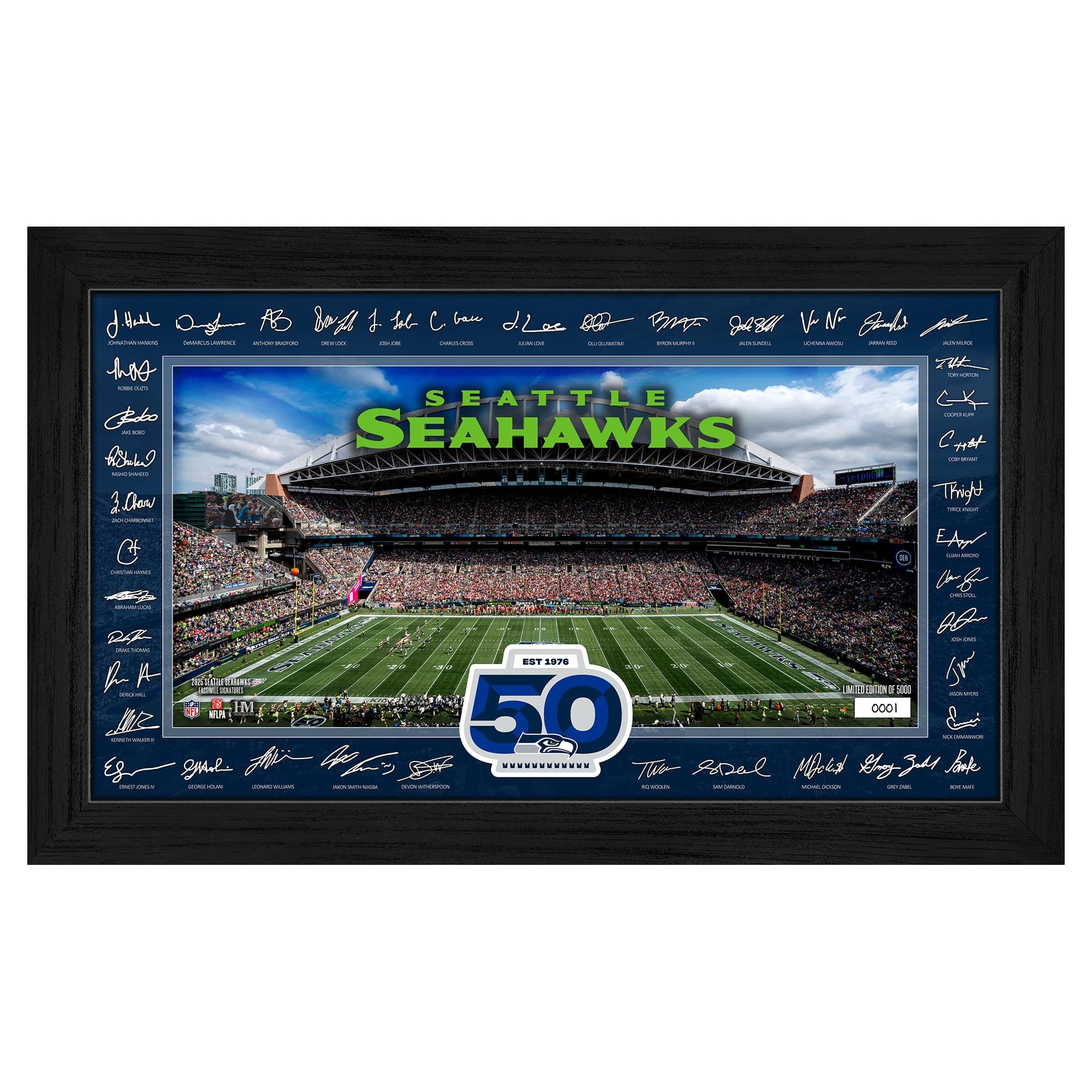 SEATTLE SEAHAWKS

EST. 1976

50

LIMITED EDITION OF 5000

0001

- J. Holt
- D. Okoye
- A. Brown
- B. J. Russell
- J. C. Brown
- J. L. Smith
- J. L. Smith
- J. L. Smith
- J. L. Smith
- J. L. Smith
- J. L. Smith
- J. L. Smith
- J. L. Smith
- J. L. Smith
- J. L. Smith
- J. L. Smith
- J. L. Smith
- J. L. Smith
- J. L. Smith
- J. L. Smith
- J. L. Smith
- J. L. Smith
- J. L. Smith
- J. L. Smith
- J. L. Smith
- J. L. Smith
- J. L. Smith
- J. L. Smith
- J. L. Smith
- J. L. Smith
- J. L. Smith
- J. L. Smith
- J