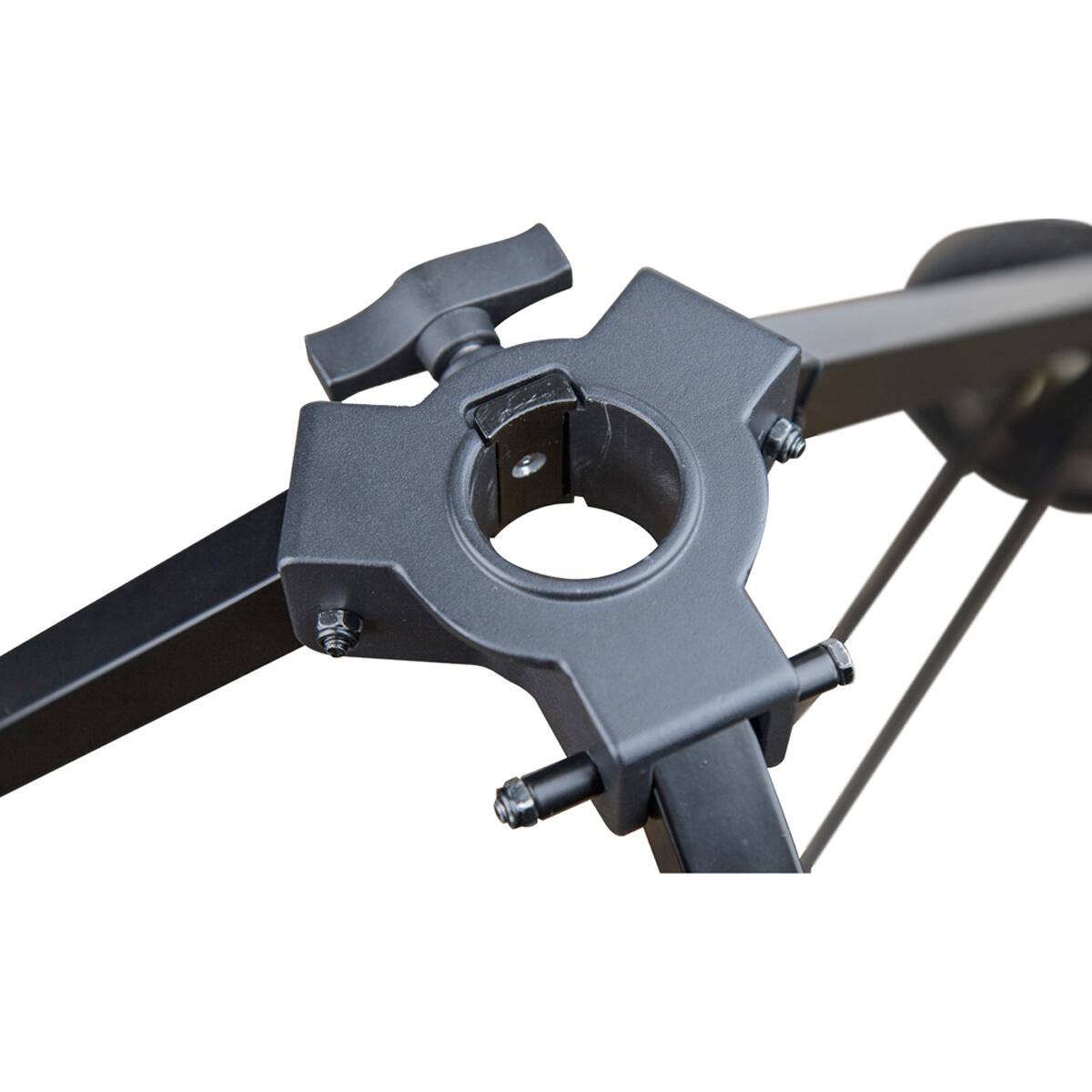 Alt View 7. Kupo - Kupo 2-Section Steadicam Stand with 8" Pneumatic Wheel Set, Black.