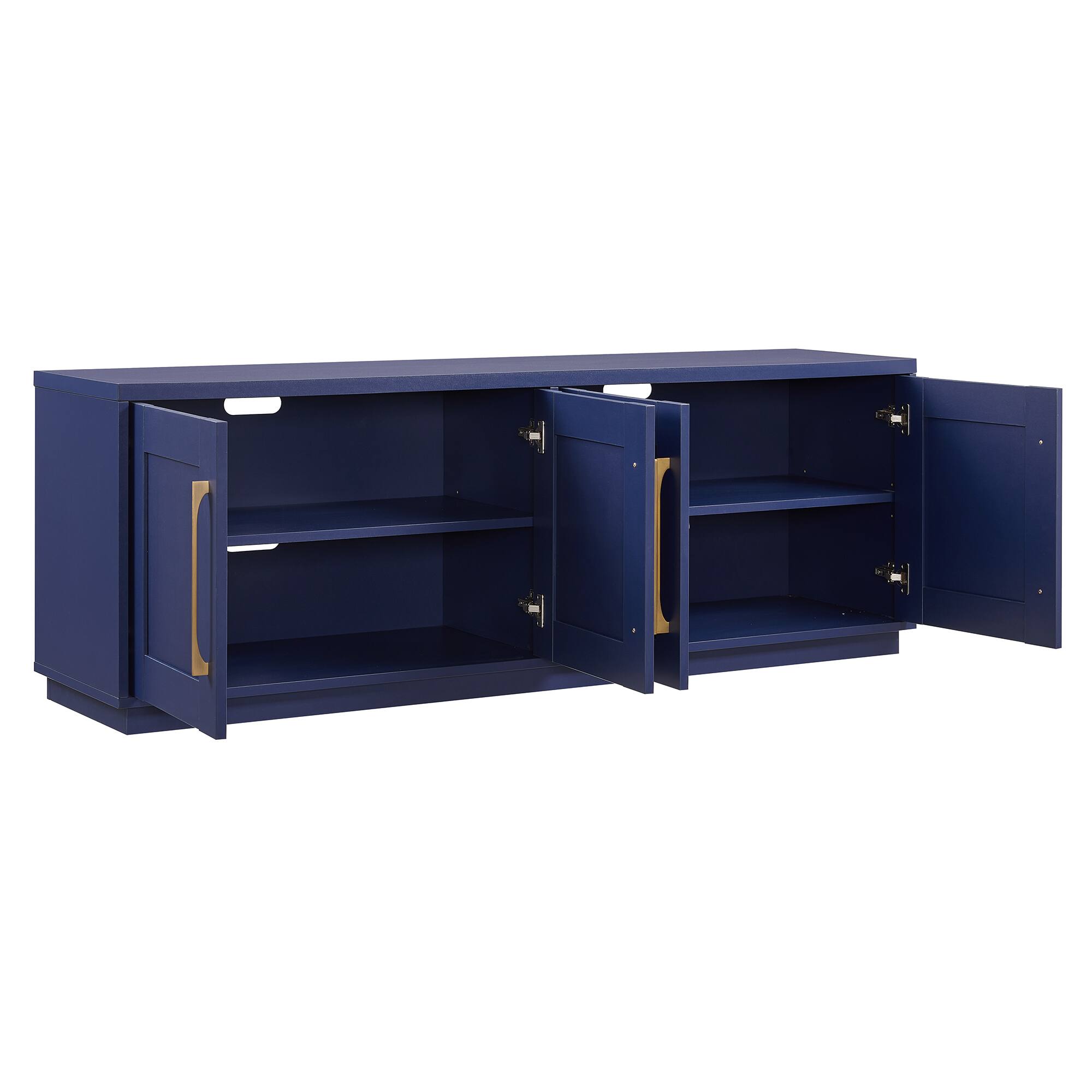 Alt View 16. Camden&Wells - Tillman TV Stand for Most TVs up to 75" - Dark Blue.