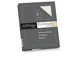 Southworth - Parchment Specialty Multipurpose Paper, 24 lbs., 8.5" x 11", Ivory, 100/Box (P984CK) - Beige
