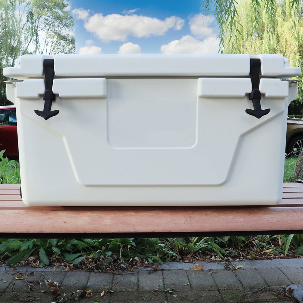 Alt View 7. ELEMENT ACE - Outdoor Camping Picnic Fishing portable cooler 65QT Portable Insulated Cooler Box - Antique White.
