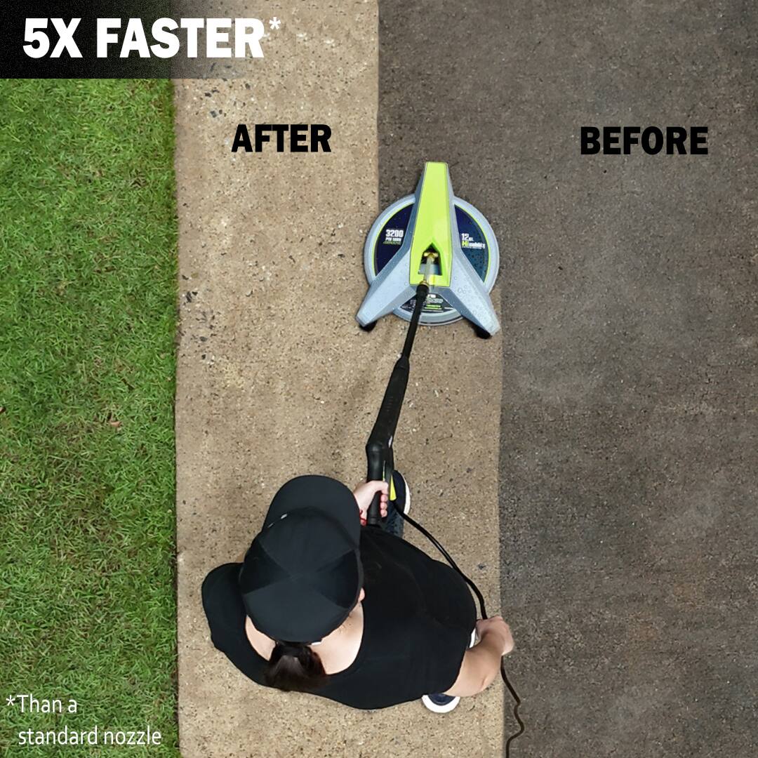 5X FASTER*  
AFTER  
BEFORE  

*Than a standard nozzle