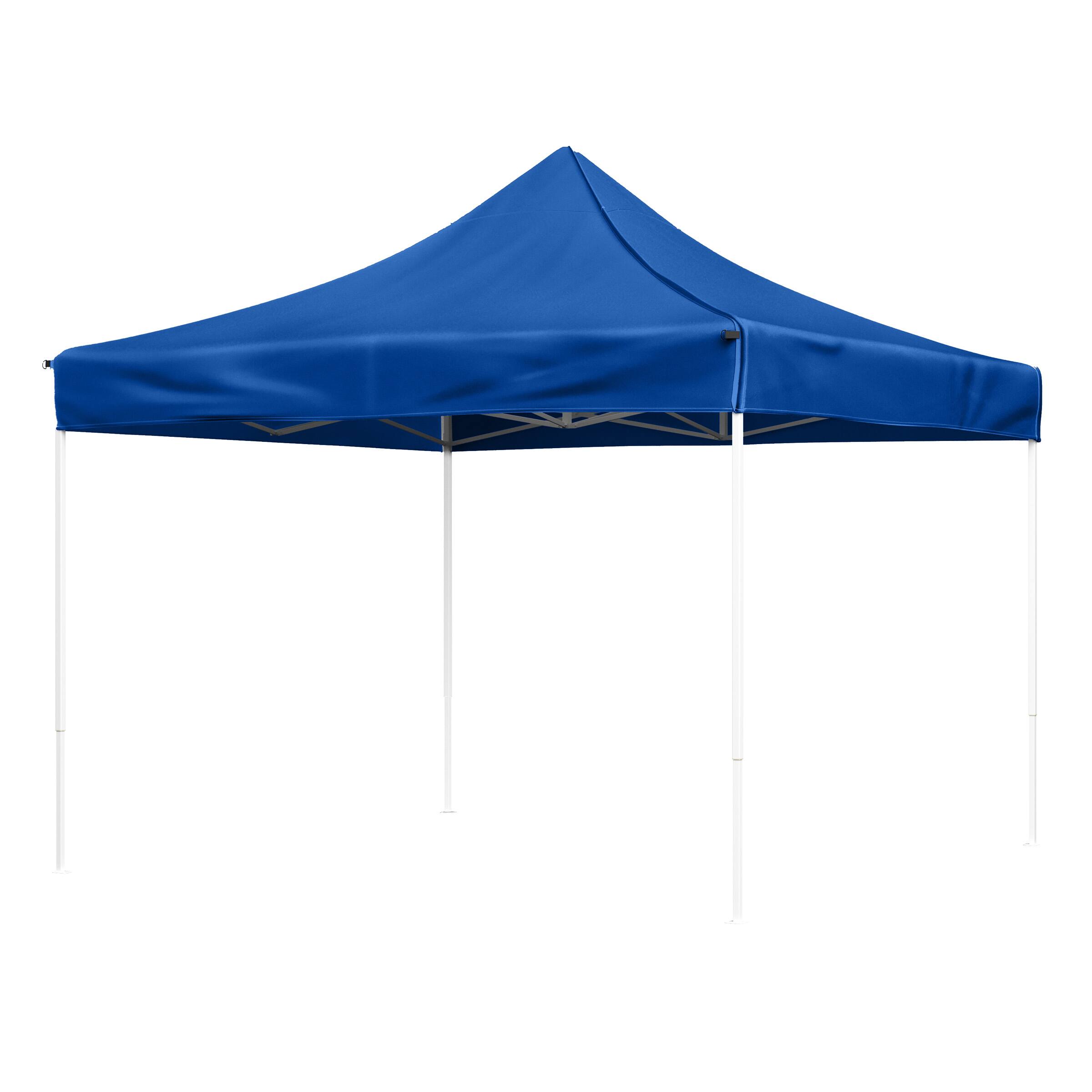 Front. Stalwart - 10x10 ft Pop Up Canopy Tent - Blue.