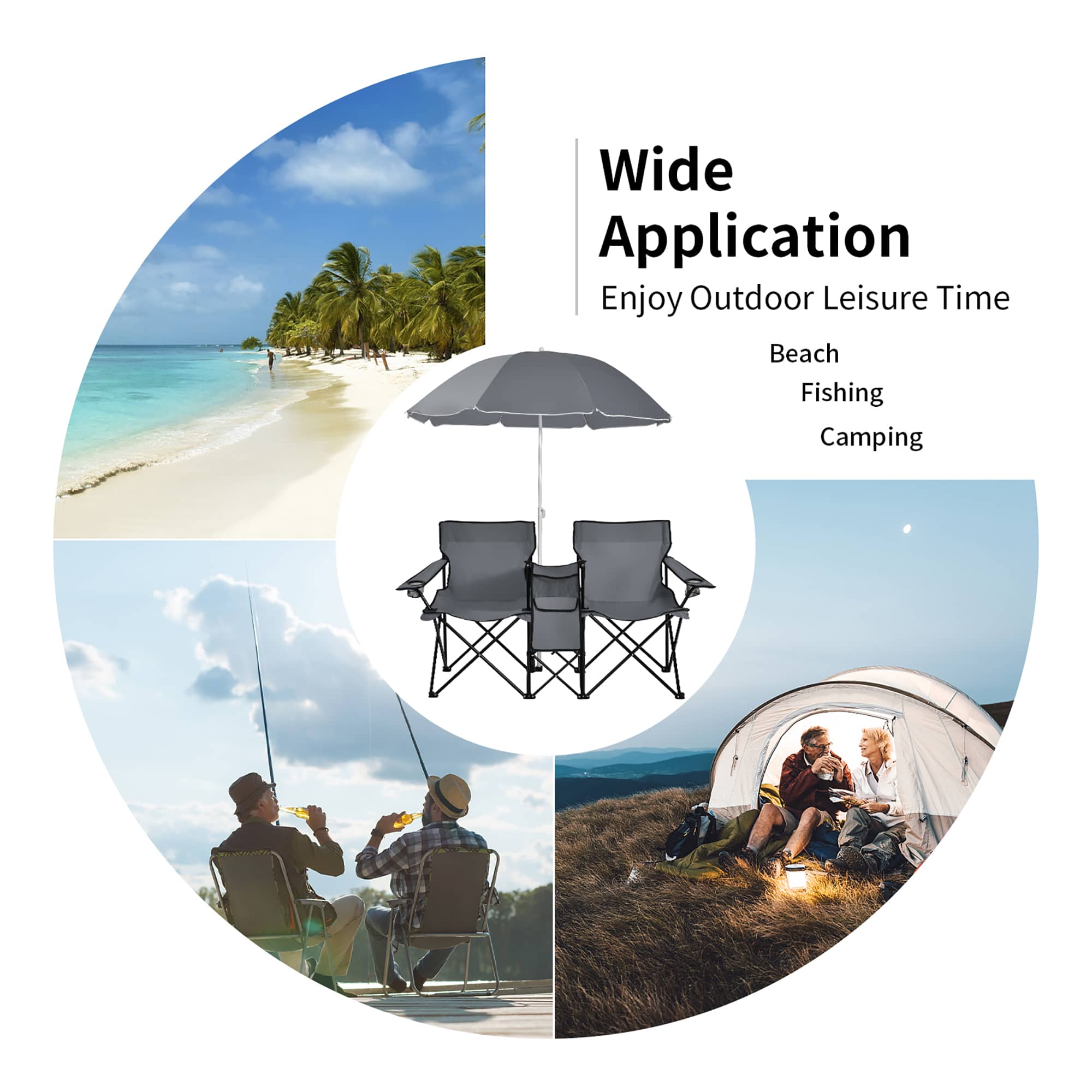 Wide Application Enjoy Outdoor Leisure Time Beach Fishing Camping