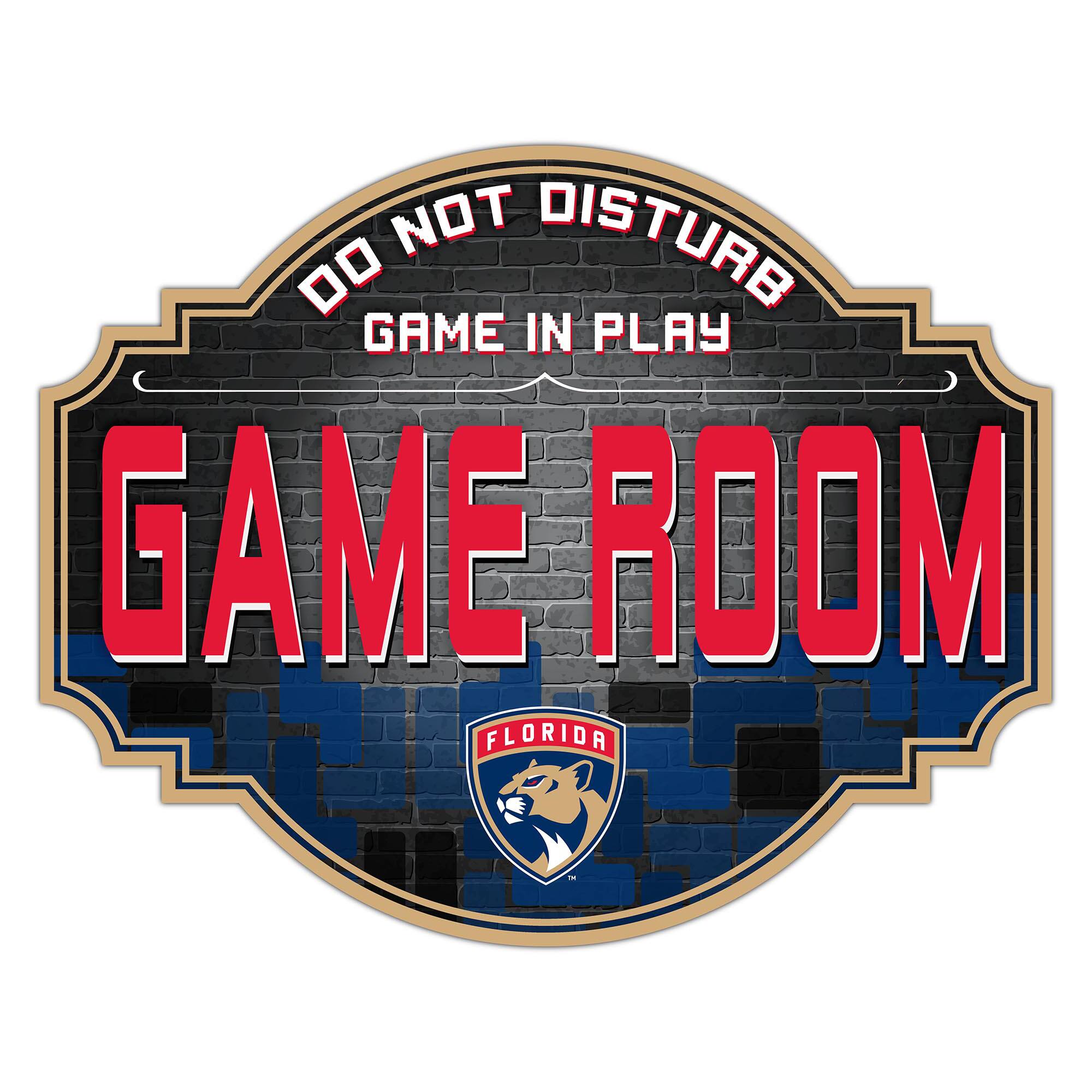 Florida Panthers 12'' Game Room Tavern Sign