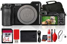 Sony - Alpha a6500 Mirrorless Digital Camera + More