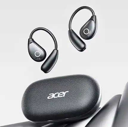 Front. Acer - ACER OHR515 Pure Bass Wireless Headphones - New over-ear design, long battery life, wireless connectivity.