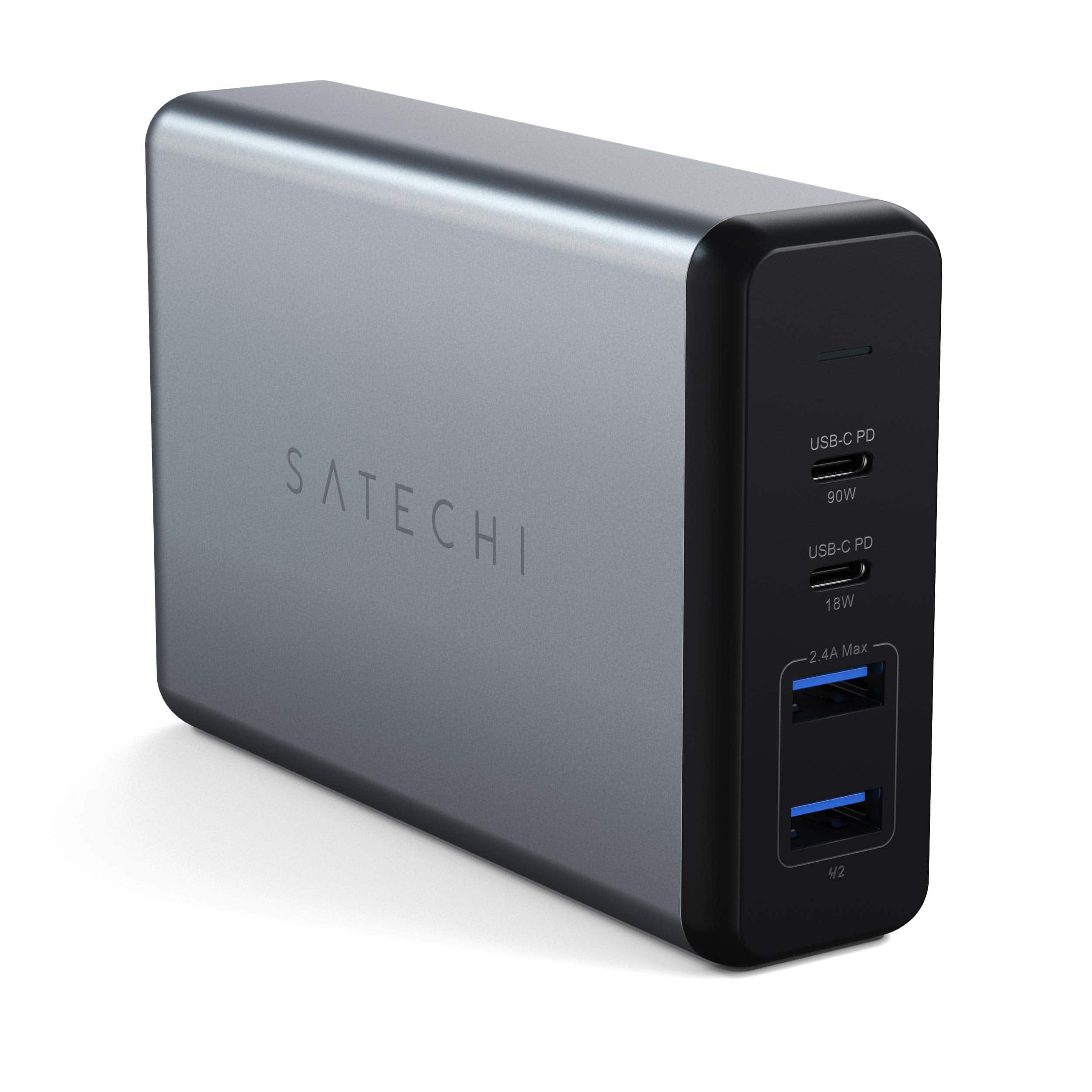 Satechi - 108W Pro USB-C PD Desktop Charger - Space Gray